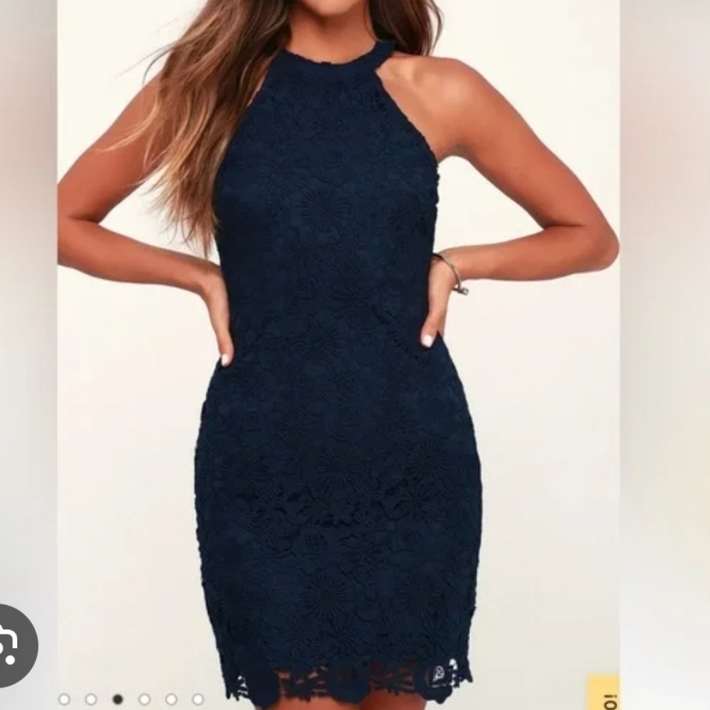 Lulus Love Poem Lace Mini Dress Size Xs NWT
